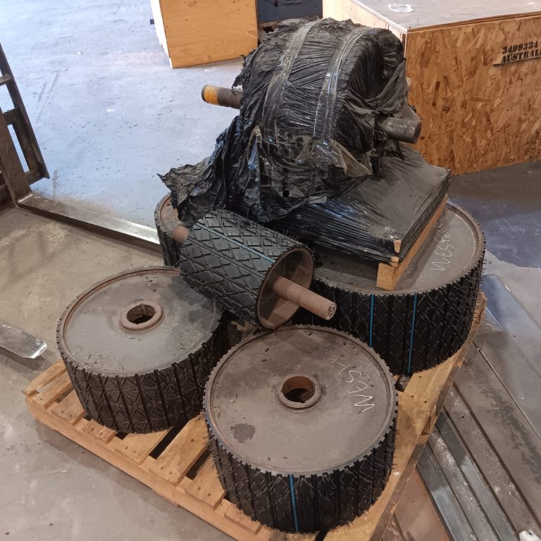 Bucket elevator pullies 001